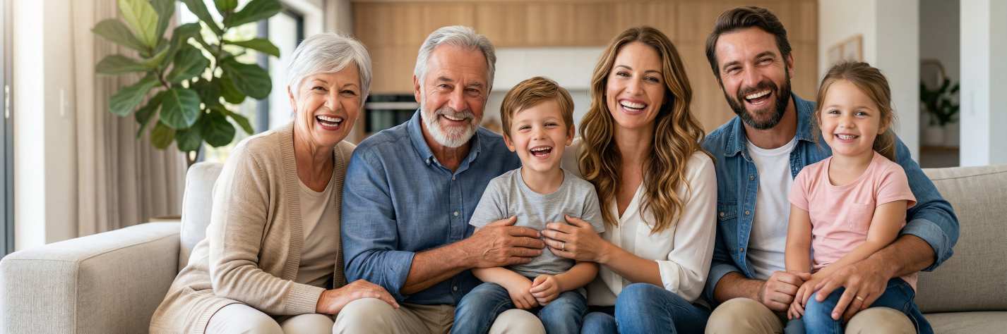 Szczęśliwa rodzina - pacjenci For-Dental